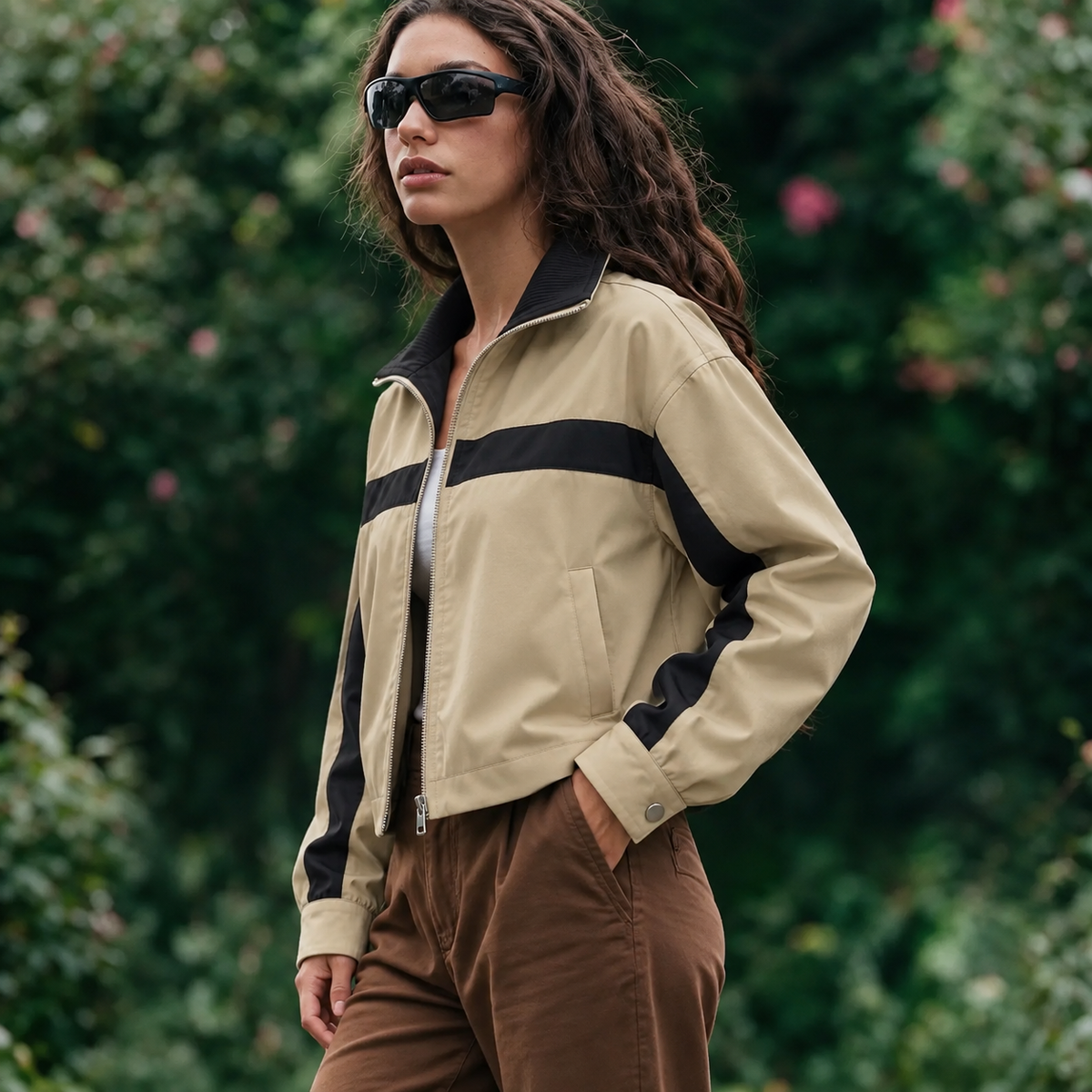 Acantive Color Block Track Jacket