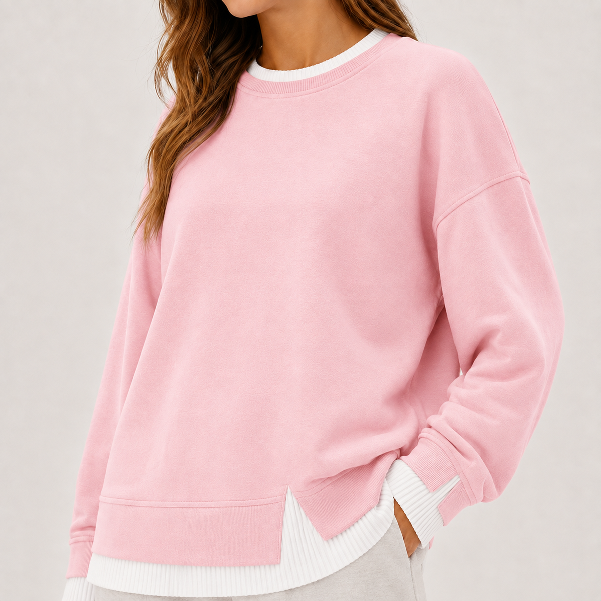 Acantive Layered Sweatshirt