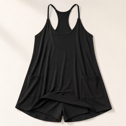Relaxed Tank Dress With built-in shorts