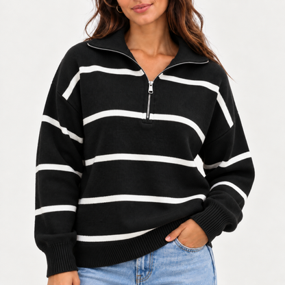 Acantive Striped Quarter-Zip