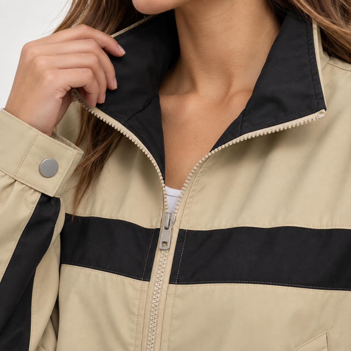 Acantive Color Block Track Jacket
