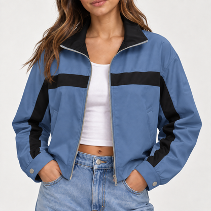 Acantive Color Block Track Jacket
