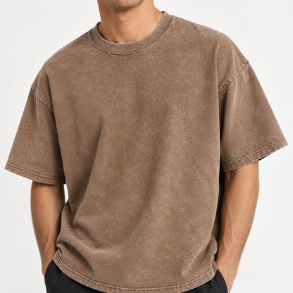 Acantive Vintage Wash Oversized Tee