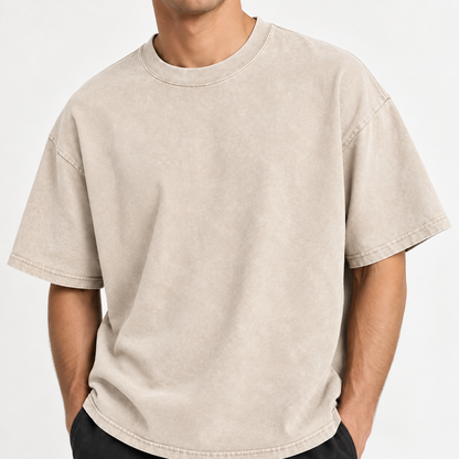 Acantive Vintage Wash Oversized Tee