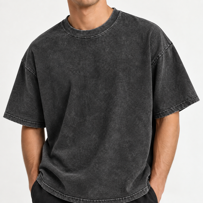 Acantive Vintage Wash Oversized Tee
