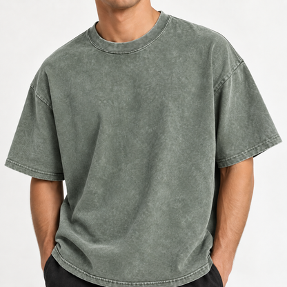 Acantive Vintage Wash Oversized Tee