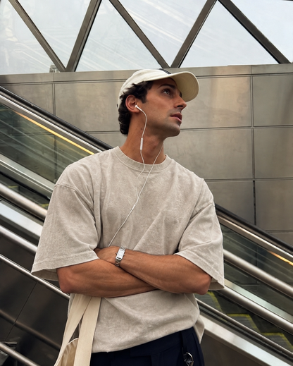 Acantive Vintage Wash Oversized Tee