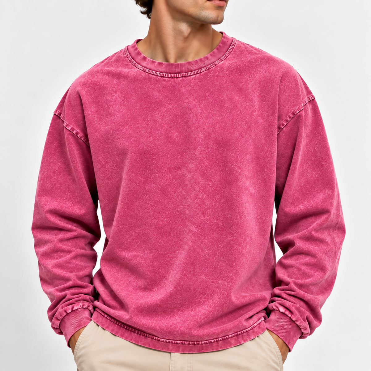 Acantive Vintage Washed Long Sleeve Tee