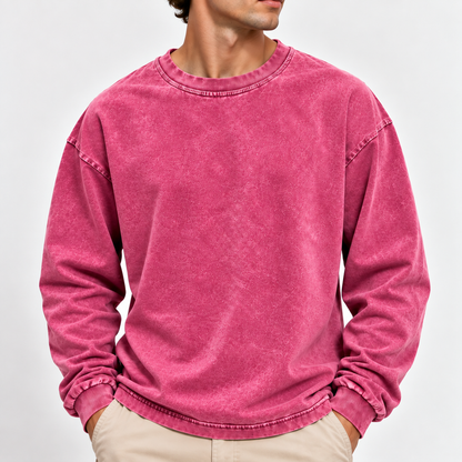 Acantive Vintage Washed Long Sleeve Tee