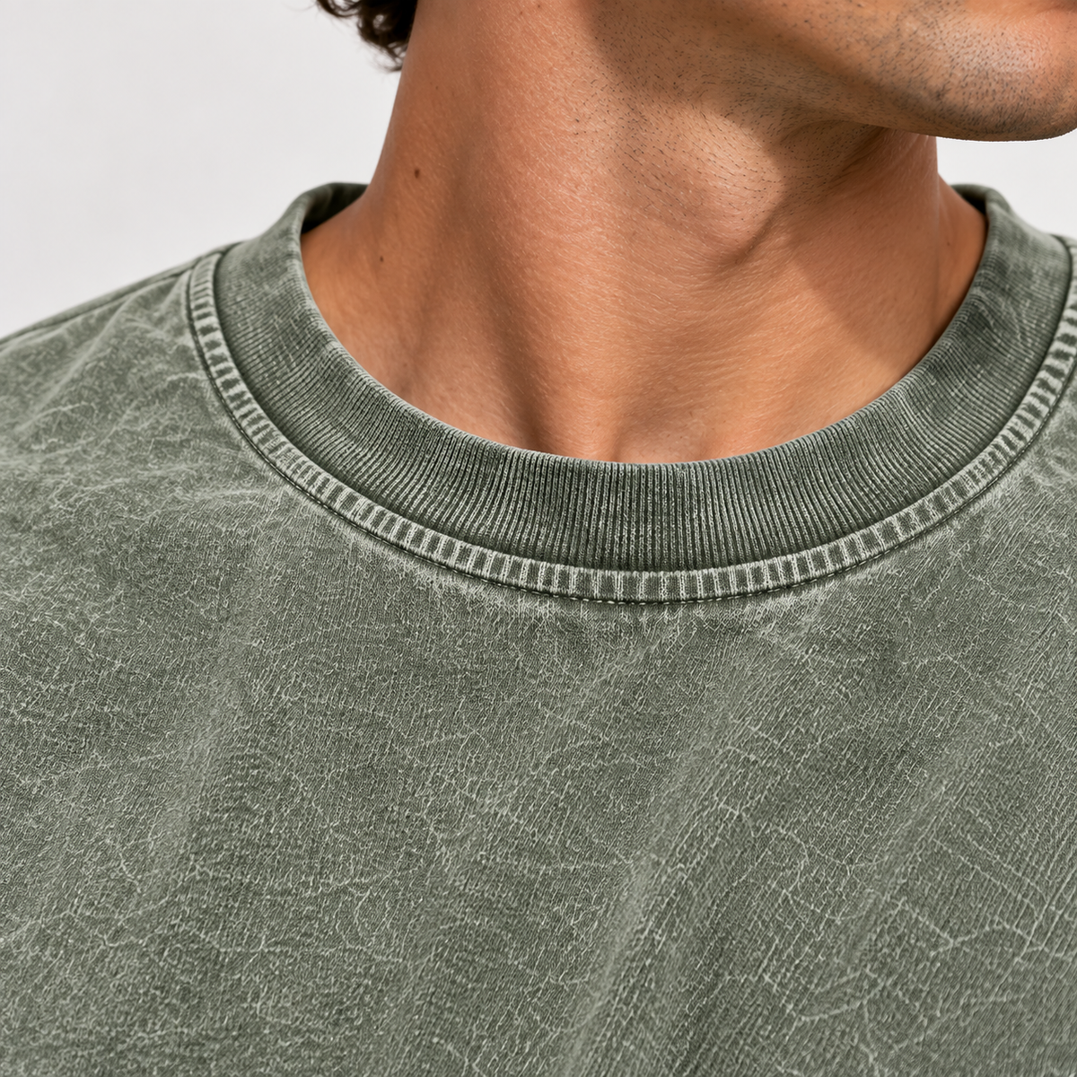 Acantive Vintage Washed Long Sleeve Tee