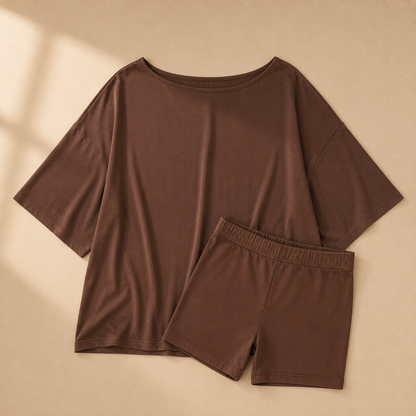 Wide-Neck Lounge Set