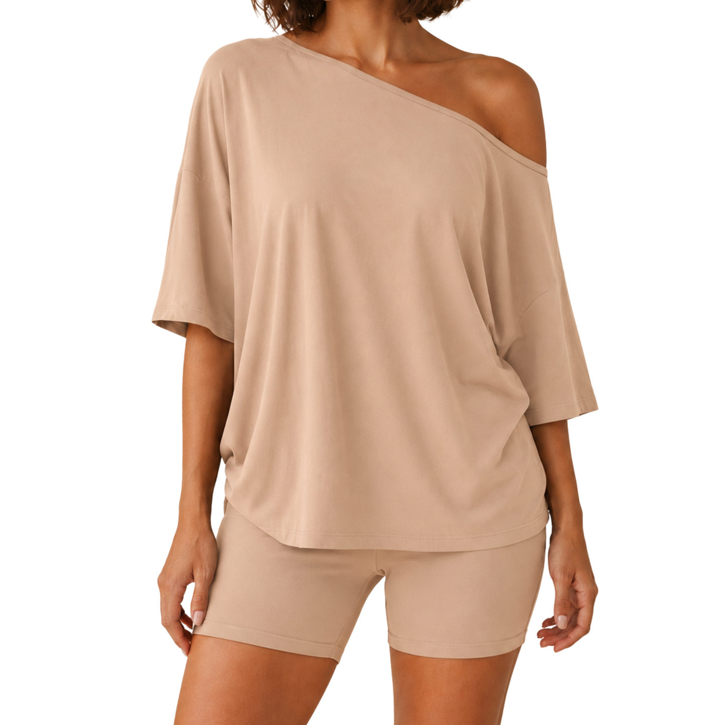 Wide-Neck Lounge Set