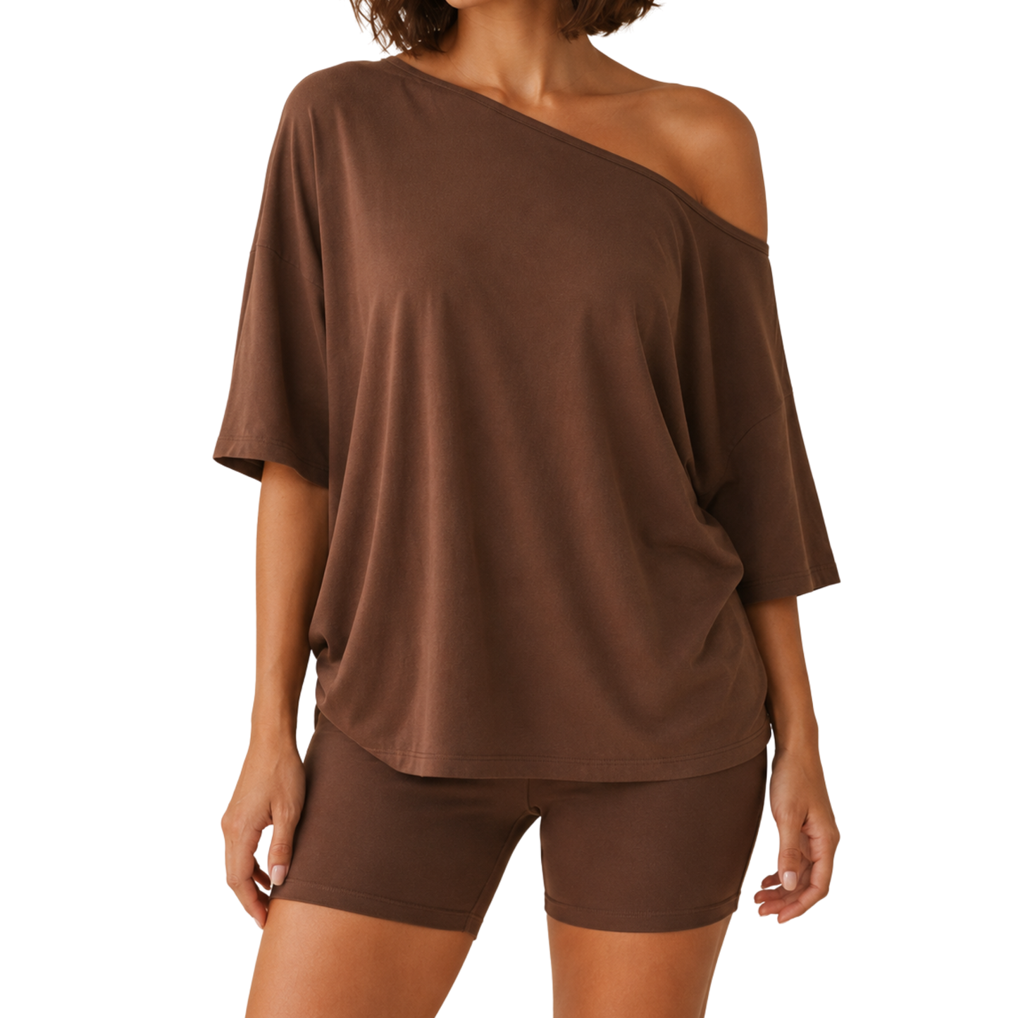 Wide-Neck Lounge Set