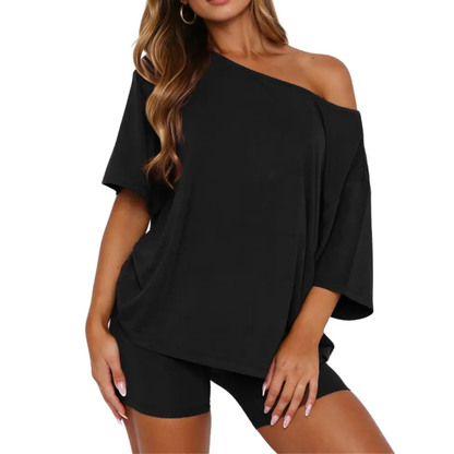 Wide-Neck Lounge Set