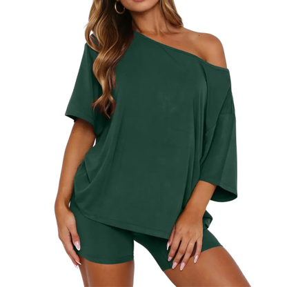 Wide-Neck Lounge Set