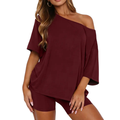 Wide-Neck Lounge Set